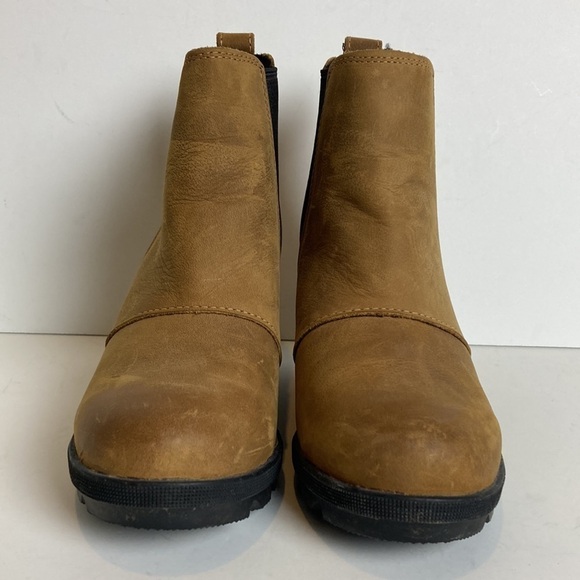 Sorel Womens Joan Of Arctic Wedge II Chelsea Boots 5 Elk Brown NL3493-286 Winter - Picture 6 of 14